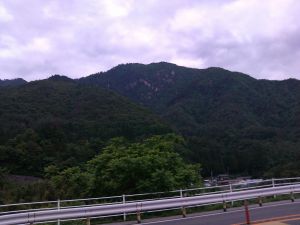 観測場所その２　移動中の路上