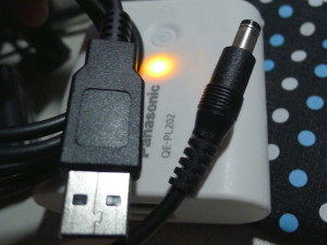 USB－DCプラグ変換ケーブル